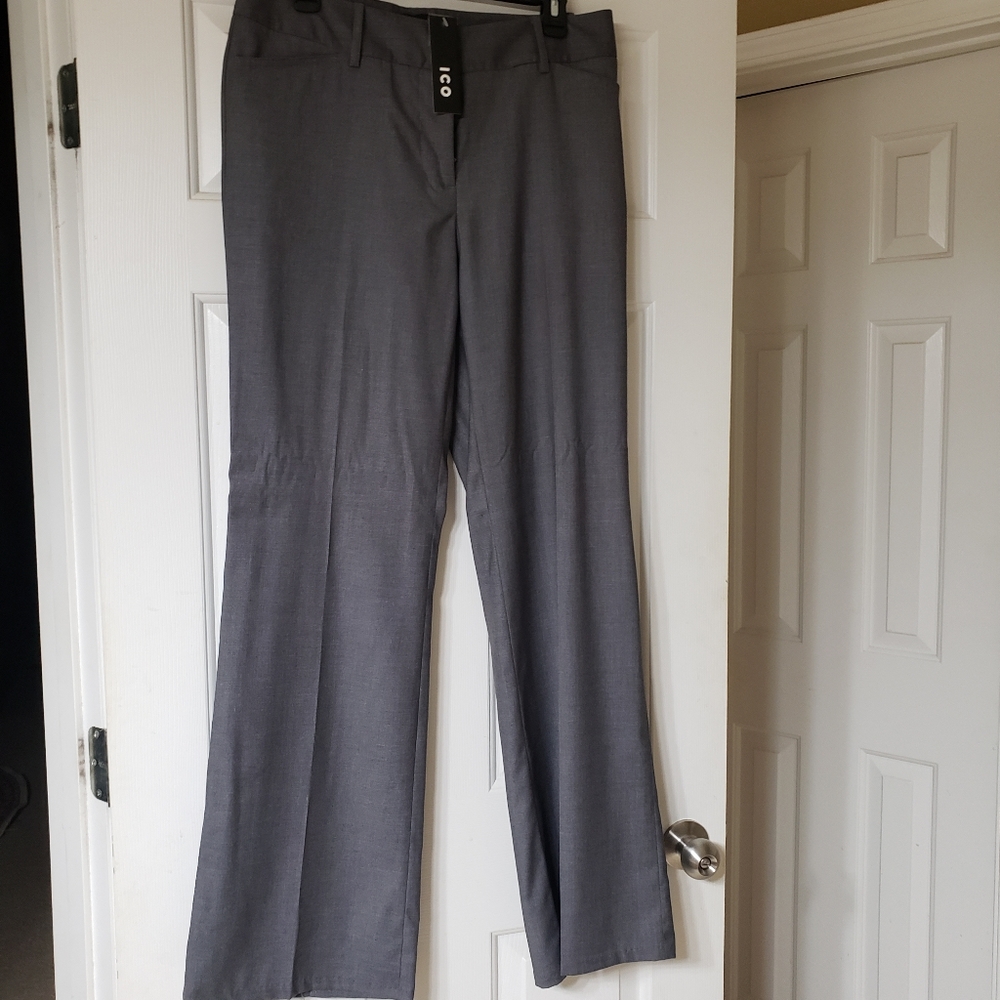 Ico Uniforms, gray pants, size 8, tags still on them